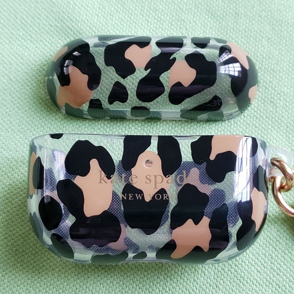 KATE SPADE LEOPARD AIRPODS PRO CASE:NIB LEOPARD - Picture 4 of 9